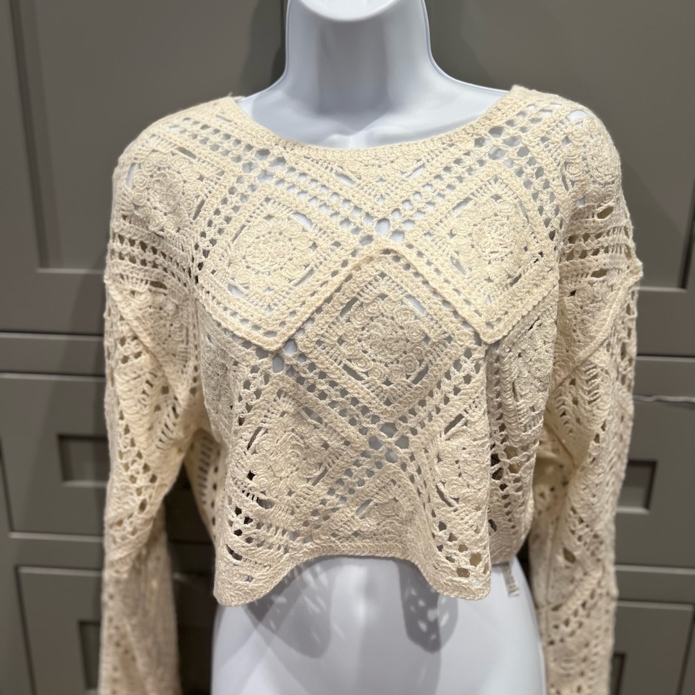 Zara Cream Knit Sweater